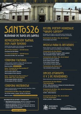 Programa de actividades con motivo del Día de los Santos organizado por la empresa municipal de Cementerios de Córdoba (Cecosam).