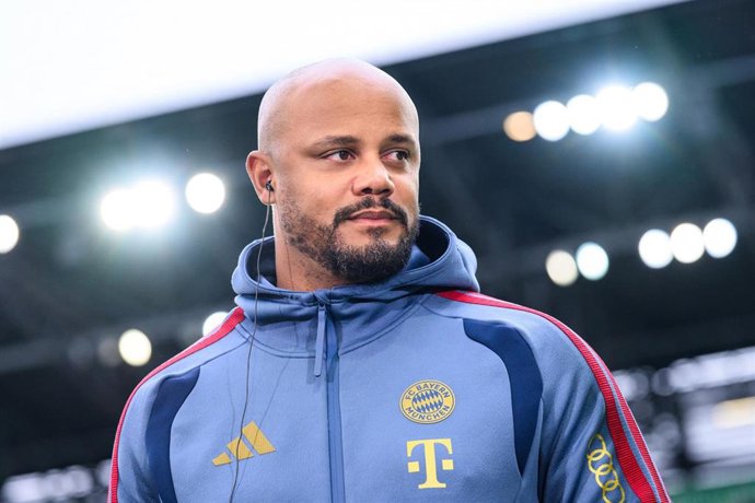 El entrenador del Bayern Múnich, Vicent Kompany.