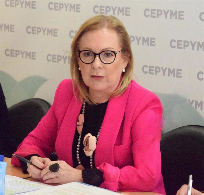 La presidenta de CEPYME Aragón, María Jesús Lorente.