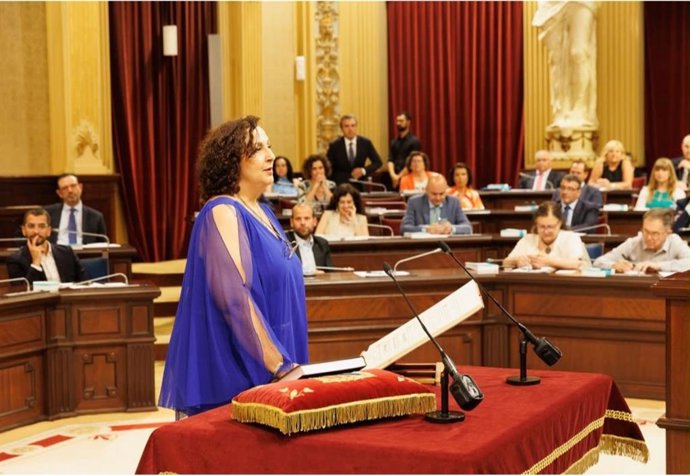 La diputada de Vox en el Parlament María José Verdú