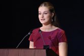 Foto: La Princesa Leonor reconoce el desencanto y la falta de expectativas que sienten los jóvenes pero apela a la esperanza