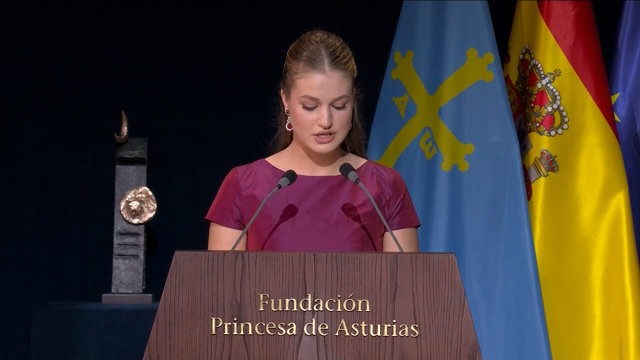 La Princesa Leonor reconoce el desencanto y la falta de expectativas que sienten