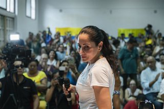 Archivo - Luisa González, excandidata presidencial de Ecuador. 