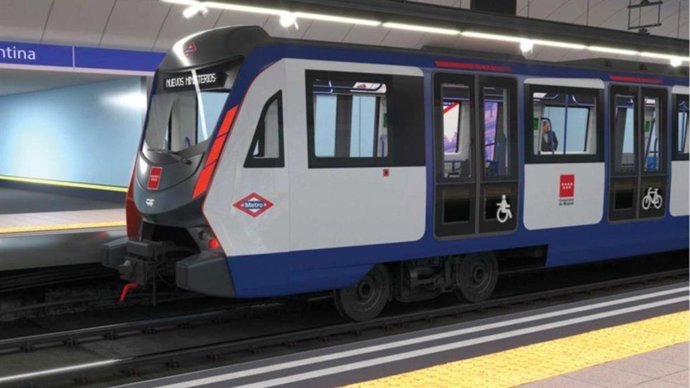 Archivo - Convoy de Metro de la nueva Línea 6