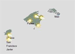Predicción meteorológica para hoy, sábado 24 de octubre, en Baleares: chubascos dispersos y ocasionales