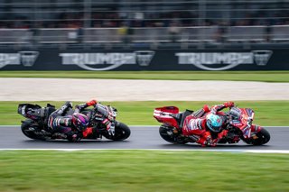 October 24, 2026, Phillip Island, Victoria, Australia: MARC MARQUEZ #93 of Spain for Ducati Lenovo Team and JORGE MARTIN #89 of Spain for Aprilia Racing battle for position at Miller Corner (Turn 4) during the sprint race on Saturday during the 2026 Red B
