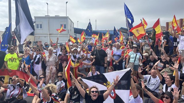 Archivo - Manifestación en Ceuta en una imagen de archivo