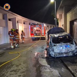 Coche calcinado