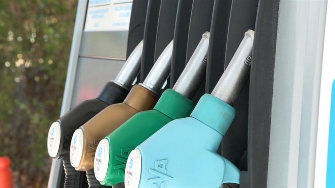 Mangueras de un surtidor de combustible