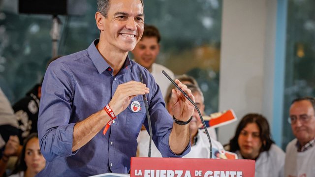 El presidente del Gobierno, Pedro Sánchez