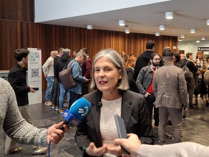 La secretaria de Programa de EH Bildu, Nerea Kortajarena.