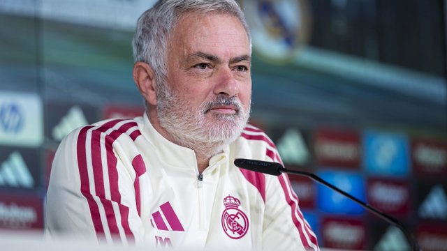 El entrenador del Real Madrid, José Mourinho