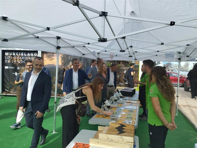 Estand 'Murciélagos: los guardianes de la noche' en la Secyt26.