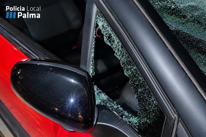 Dos jóvenes detenidos por forzar siete coches aparcados en una sola calle de Palma
