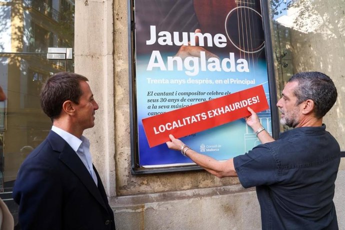Jaume Anglada agota las entradas de su concierto en el Teatre Principal de Palma