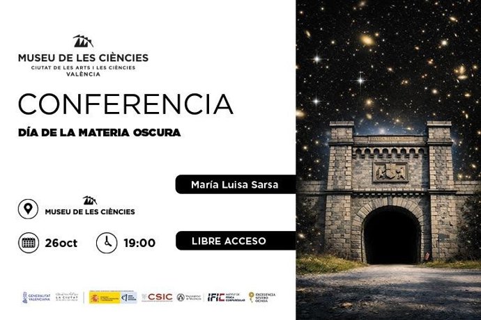 Cartel conferencia 'Día de la materia oscura'