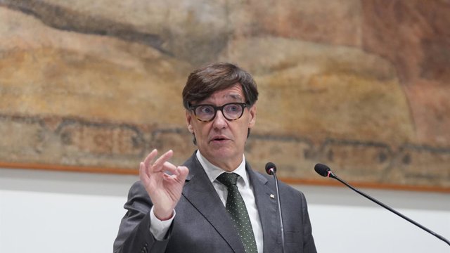 Archivo - El presidente de la Generalitat de Catalunya, Salvador Illa