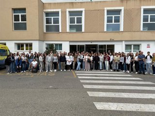 Estudiantes de Formación Profesional de prácticas en centros sanitarios del Área de Gestión Sanitaria (AGS) Nordeste de Jaén.