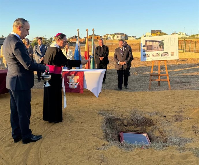 Colocación de la primera piedra de la Hermandad de la Tercera Palabra