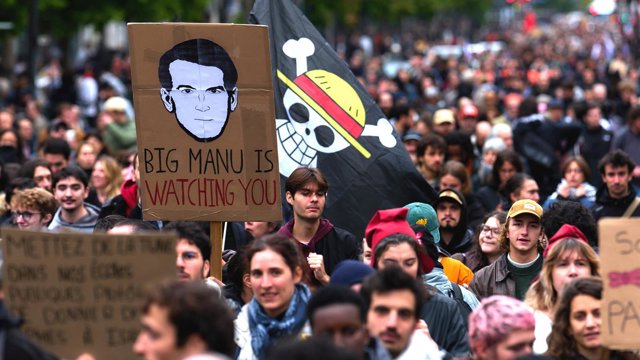 Manifestación en París