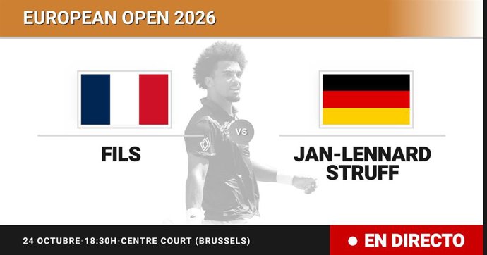 Arthur Fils - Jan-Lennard Struff: resumen y estadísticas del partido de Semifinal de European Open
