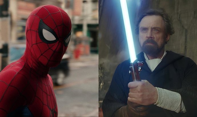 Luke Skywalker y Spider-Man se encuentran cara a cara en el histórico crossover entre Marvel y Star Wars