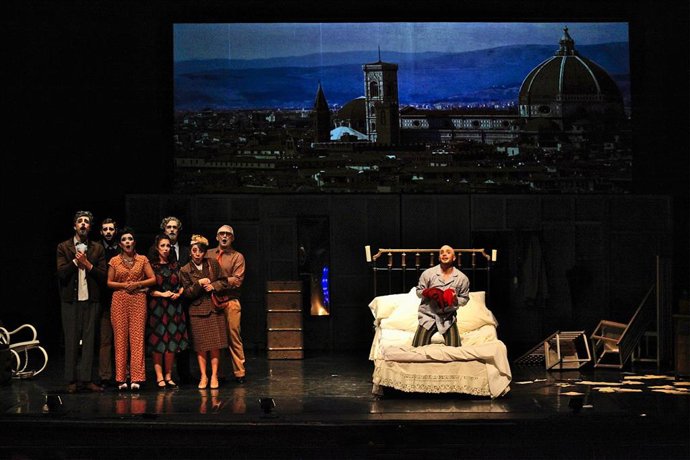 Representación de ‘Gianni Schicchi’, de Giacomo Puccini, dentro del programa 'Ópera Joven' de la Diputación de Badajoz.