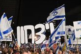 Foto: Israel.- Miles de israelíes exigen una comisión de investigación del 7 de Octubre a tres días de las elecciones