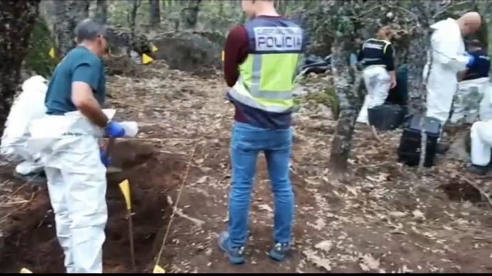 Archivo - Zona donde se hallaron huesos de Juana Canal
