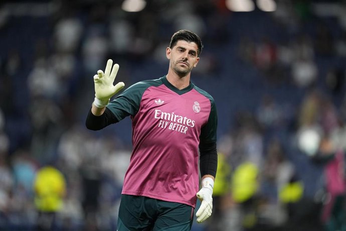 Thibaut Courtois con el Real Madrid