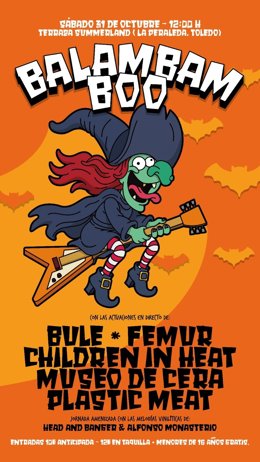 El Balambam Boo Fest encara su edición más terrorífica en Toledo el día de Halloween con música, disfraces y actividades