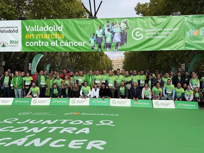 La marea verde contra el cáncer vuelve a inundar Valladolid en una XV edición con más de 55.000 participantes