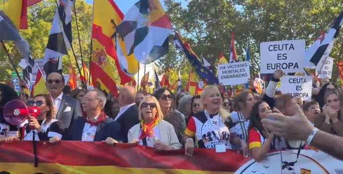 Manifestación de las Mujeres Caballas en Madrid