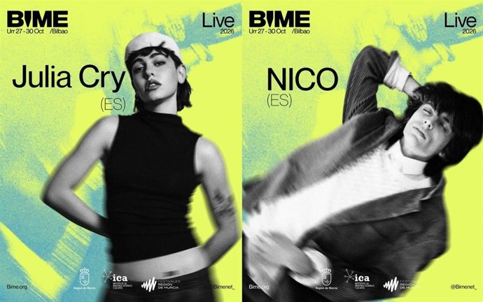 Imagen Promocional De Las Actuaciones De Julia Cry Y NICO En Bimelive!