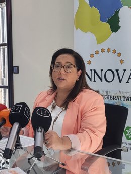 La vicepresidenta de la Mancomunidad de Municipios del Campo de Gibraltar, María Teresa García León