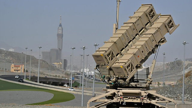 Archivo - Sistema de misiles antiaéreos del Ejército de Arabia Saudí