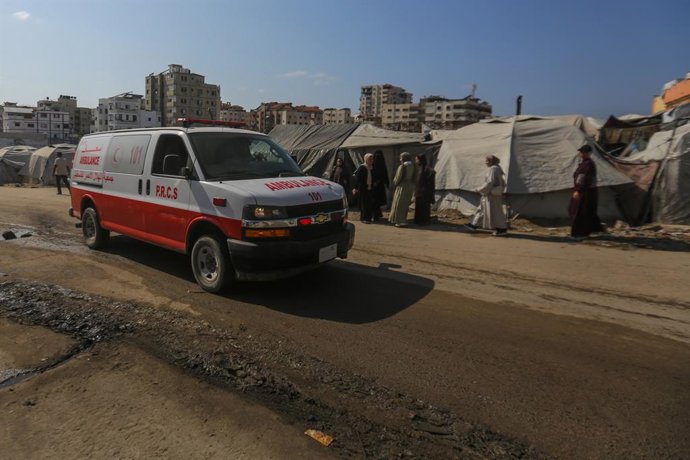 October 25, 2026, Palestine, Gaza: (INT) Three Palestinians Killed and Students Injured in Strike at Islamic University in Gaza..OCTOBER 25, 2026, Gaza, Palestine:Three Palestinians were killed and several students were injured in a strike inside the Isla