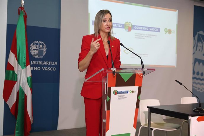 La consejera de Gobernanza, Administración Digital y Autogobierno, Maria Ubarretxen