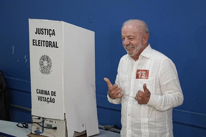 SAO PAULO, Oct. 25, 2026  -- Brazilian incumbent President Luiz Inacio Lula da Silva.