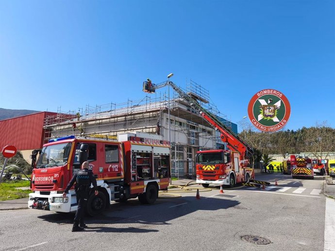 Archivo - Intervención de bomberos de Castro Urdiales