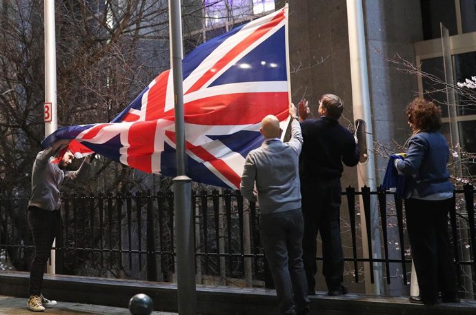 Archivo - Bandera de UK