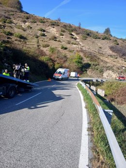 Imagen de uno de los accidentes