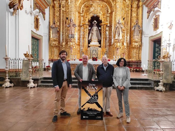 Presentación del 'Don Juan Tenorio' en la Iglesia de la Merced.