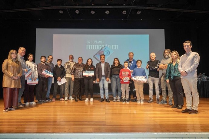 Foto de familia de los ganadores