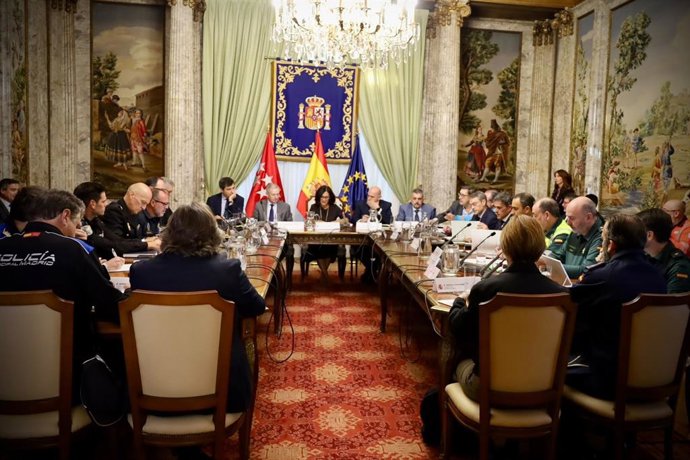 La subdelegada del Gobierno en Madrid, Pilar Trinidad, preside la reunión de coordinación de seguridad de cara a la XXX Cumbre Iberoamericana, que tendrá lugar entre el 4 y 5 de noviembre en la capital