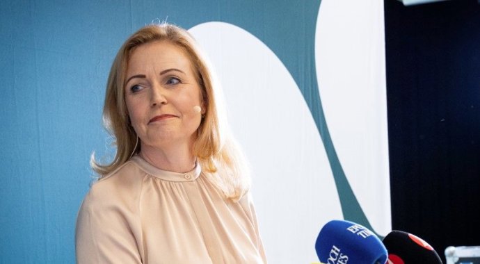 La líder del Partido del Centro sueco, Elisabeth Ringqvist