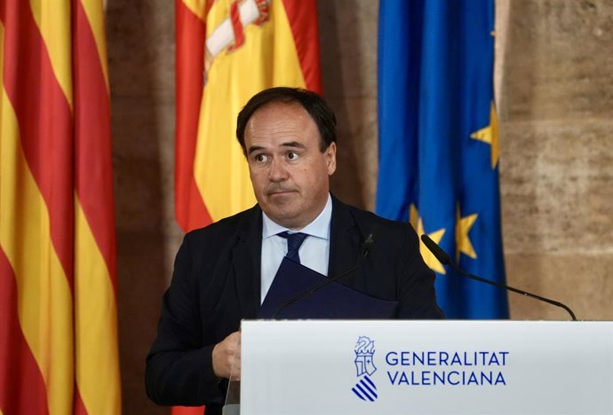 Archivo - El president de la Generalitat Valenciana, Juanfran Pérez Llorca, en imatge d'arxiu. 