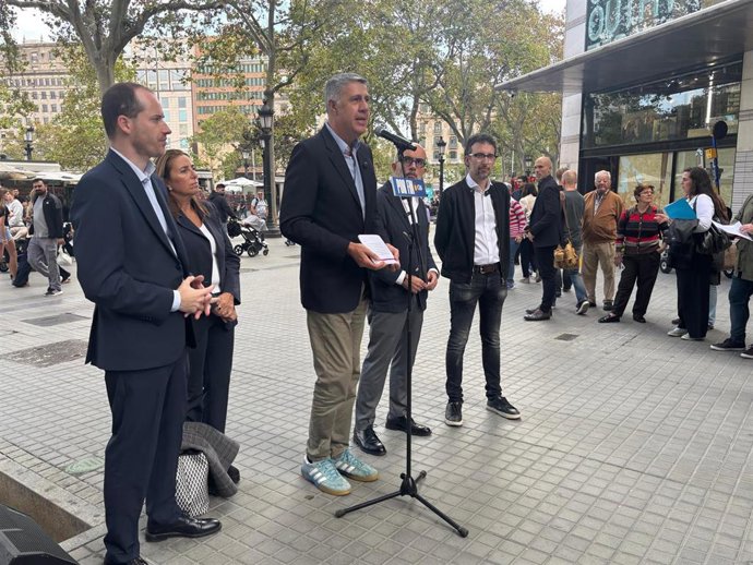 Albiol (PP) en declaraciones a los medios este lunes