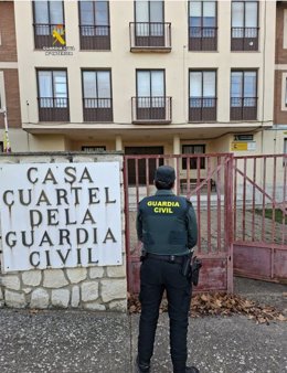 La Guardia Civil detiene a un joven por asaltar el cuartel de Piñel de Abajo (Valladolid)