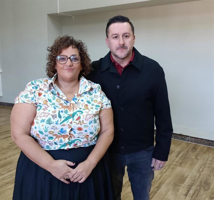 El secretario general de UGT Asturias, Javier Fernández Lanero, junto a la secretaria de Salud Laboral de UGT, Patricia Ruiz, participan en la jornada de difusión UGT SIMA 'El poder de la mediación: nuevas posibilidades para la acción', en Gijón.